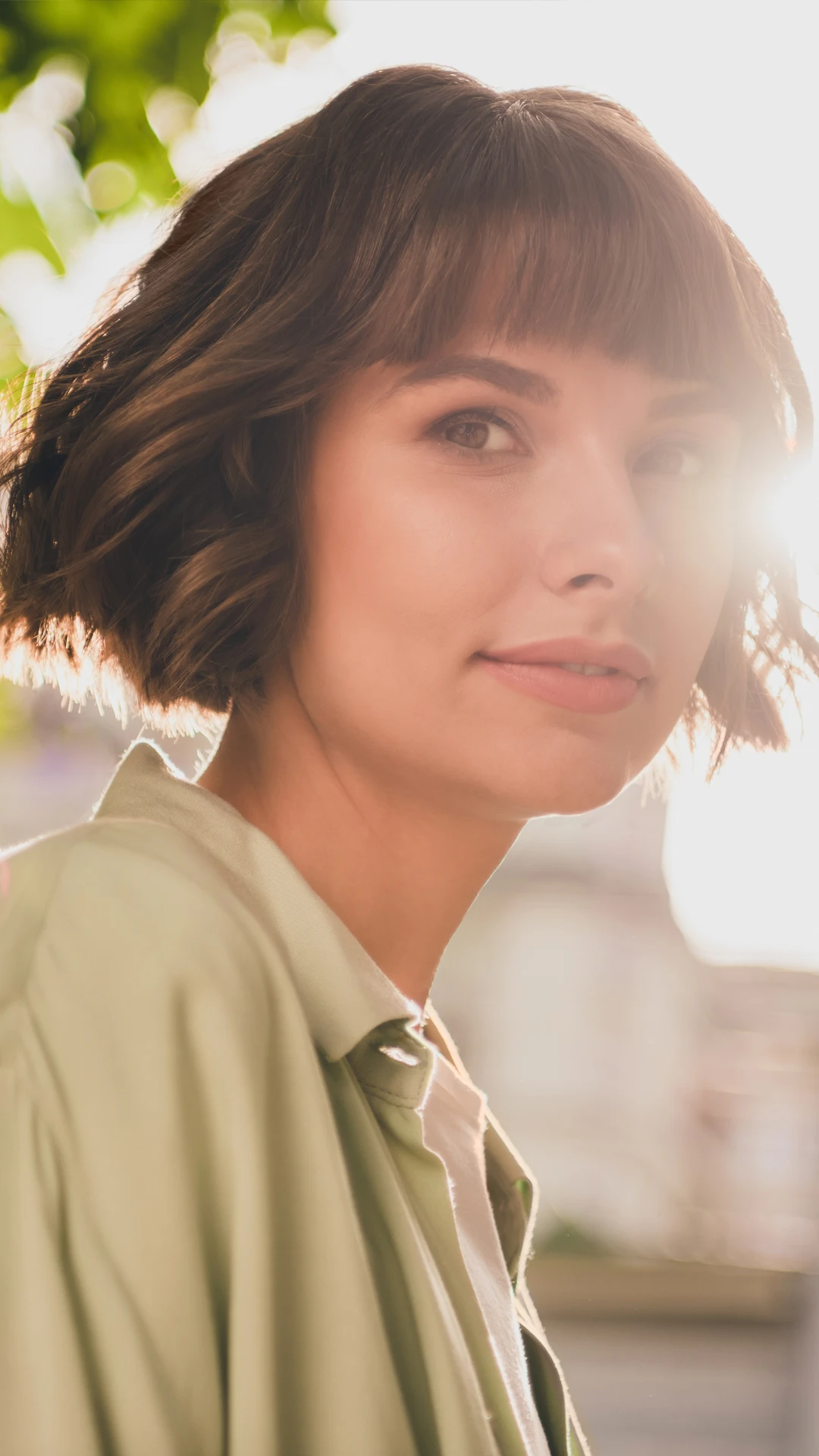 Close-up of Beautiful Girl